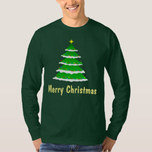 Christmas Tree on Men's Long Sleeve T-Shirt