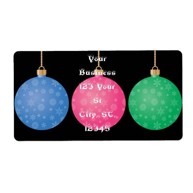 Christmas Tree Ornament Balls Thunder_Cove (Front)