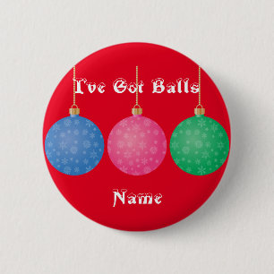Christmas Tree Ornament Balls Thunder_Cove 6 Cm Round Badge