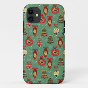 Christmas Tree Ornaments Pattern iPhone 11 Case
