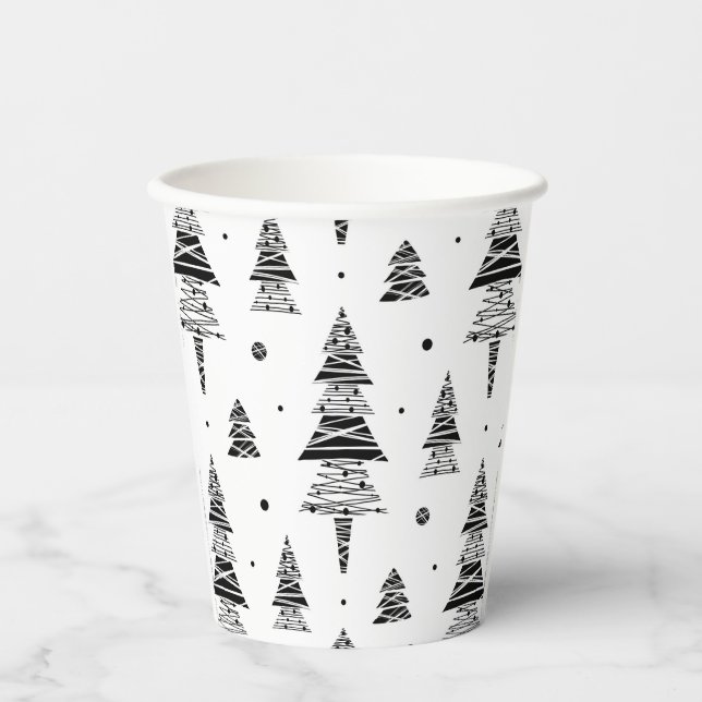 Christmas tree paper cups (Front)