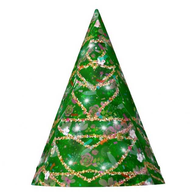 Christmas tree party hat (Front)