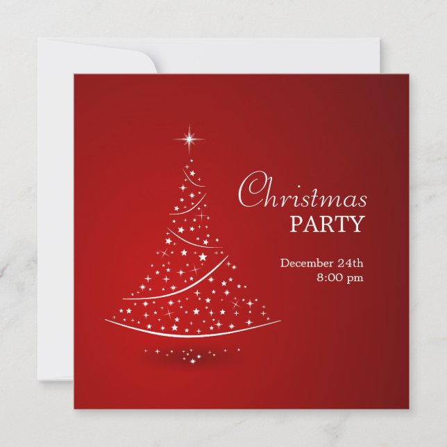 Christmas Tree Party invitation (Front)