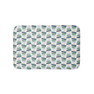 Christmas Tree Patch Work  Bath Mat