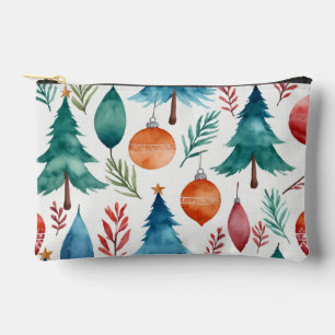 Christmas Tree Pattern Accessory Pouch
