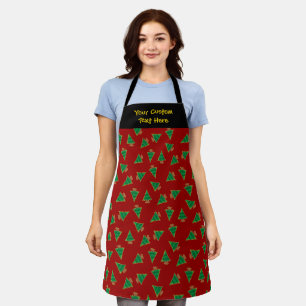 Christmas Tree Pattern Apron