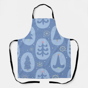 Christmas tree pattern apron