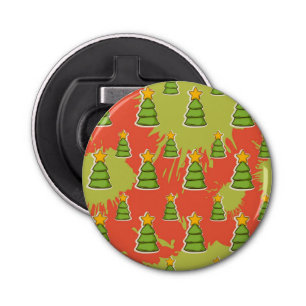 Christmas tree pattern bottle opener