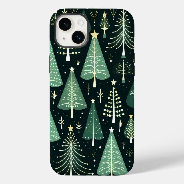 Christmas Tree Pattern Case-Mate iPhone Case (Back)
