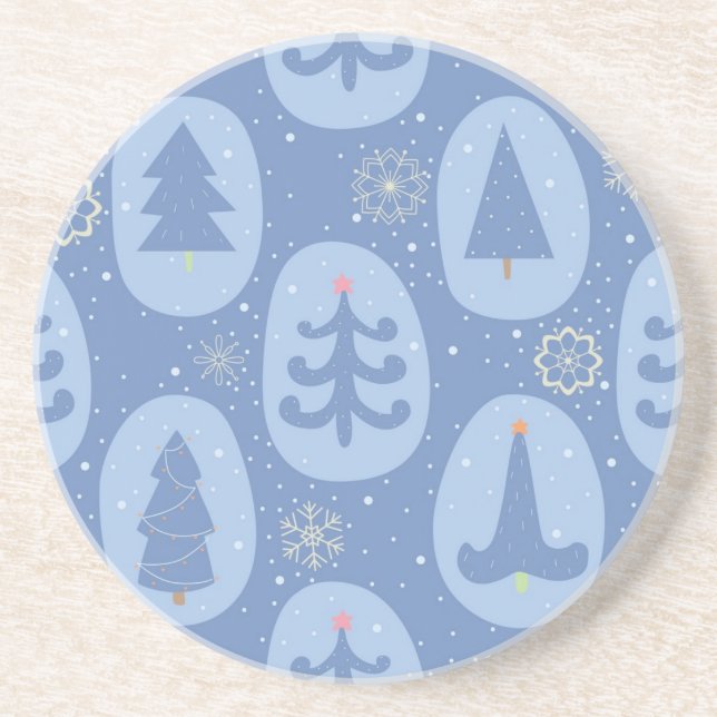 Christmas tree pattern coaster (Front)