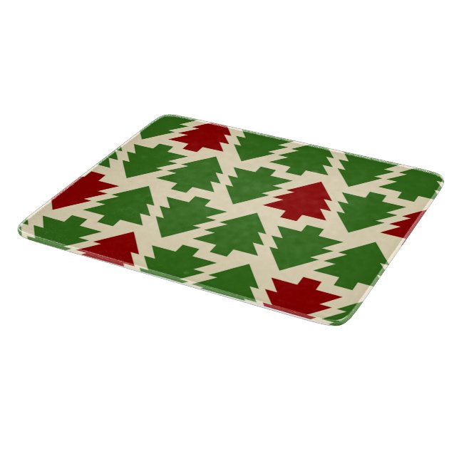 CHRISTMAS TREE PATTERN CUTTING BOARD (Corner)