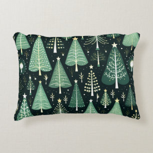Christmas Tree Pattern Decorative Cushion