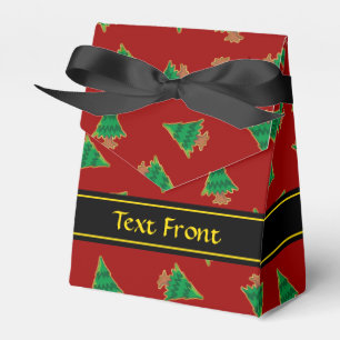 Christmas Tree Pattern Favour Box