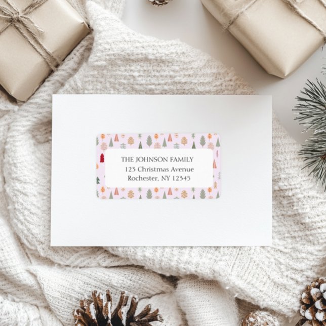 Christmas Tree Pattern Label (Creator Uploaded)