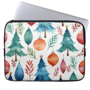 Christmas Tree Pattern Laptop Sleeve