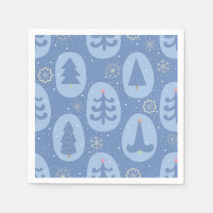 Christmas tree pattern napkin