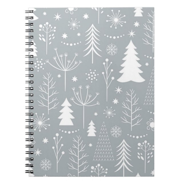 Christmas tree pattern notebook (Front)