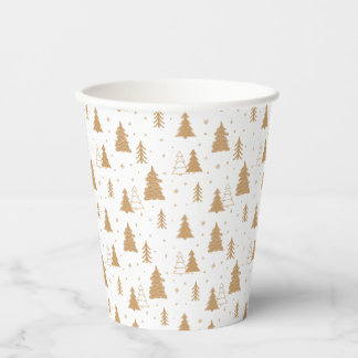 Christmas Tree Pattern Paper Cups