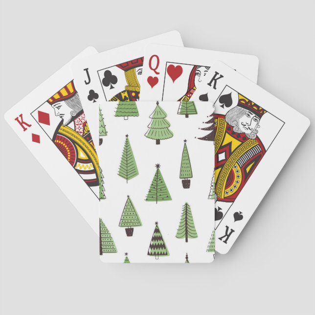 Christmas tree pattern playing cards (Back)