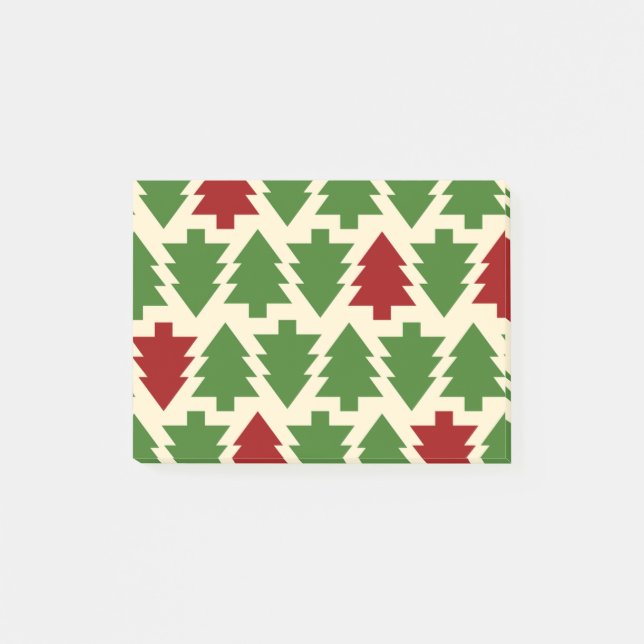 CHRISTMAS TREE PATTERN POST-IT NOTES (Front)
