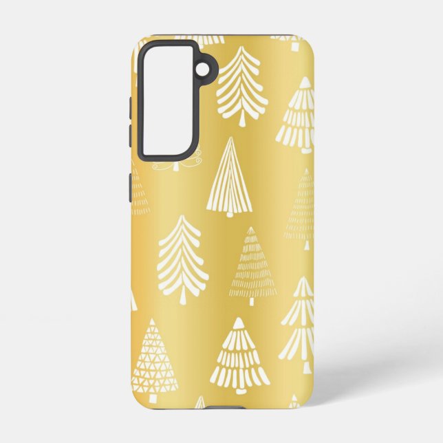 Christmas tree pattern samsung galaxy s21 case (Back)