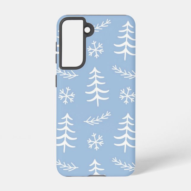 Christmas tree pattern samsung galaxy s21 case (Back)