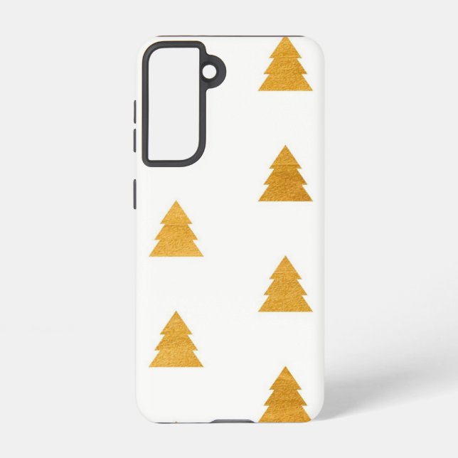 Christmas tree pattern samsung galaxy s21 case (Back)