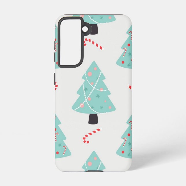 Christmas tree pattern samsung galaxy s21 case (Back)