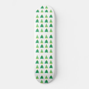 Christmas Tree Pattern Skateboard