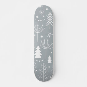 Christmas tree pattern skateboard