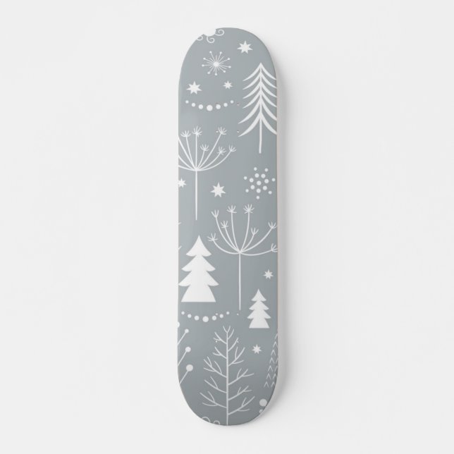 Christmas tree pattern skateboard (Front)