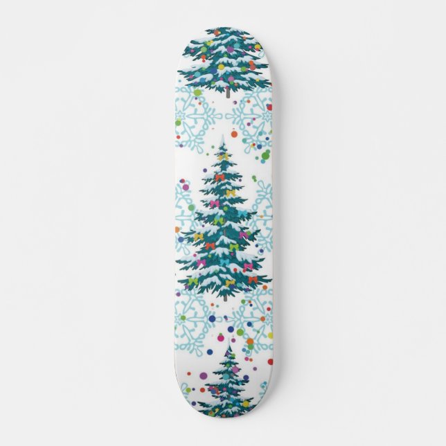 Christmas tree pattern skateboard (Front)