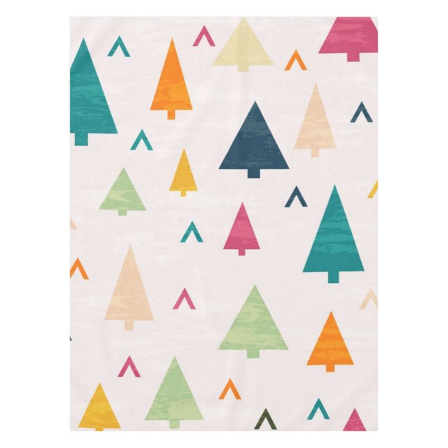 Christmas tree pattern tablecloth (Front)