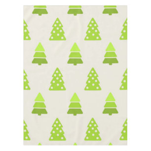 Christmas tree pattern tablecloth