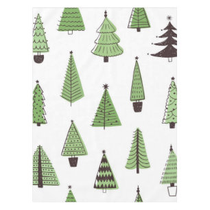 Christmas tree pattern tablecloth