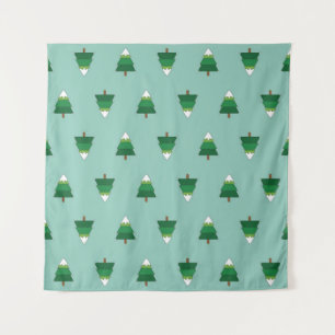Christmas tree pattern tapestry