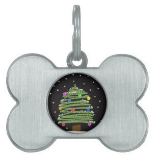 Christmas Tree Pet ID Tag