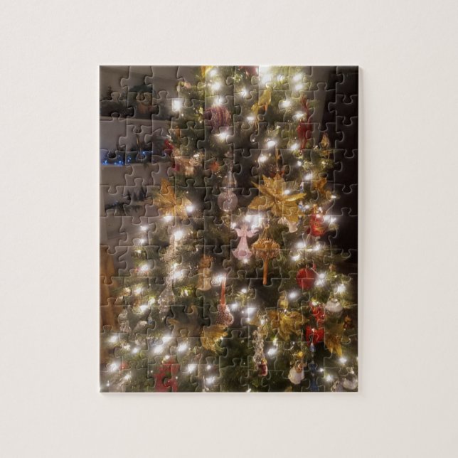 Christmas Tree Photo  Jigsaw Puzzle (Vertical)