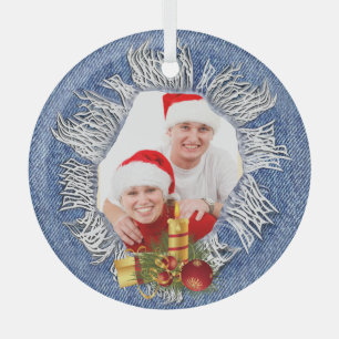 Christmas tree photo Ornament