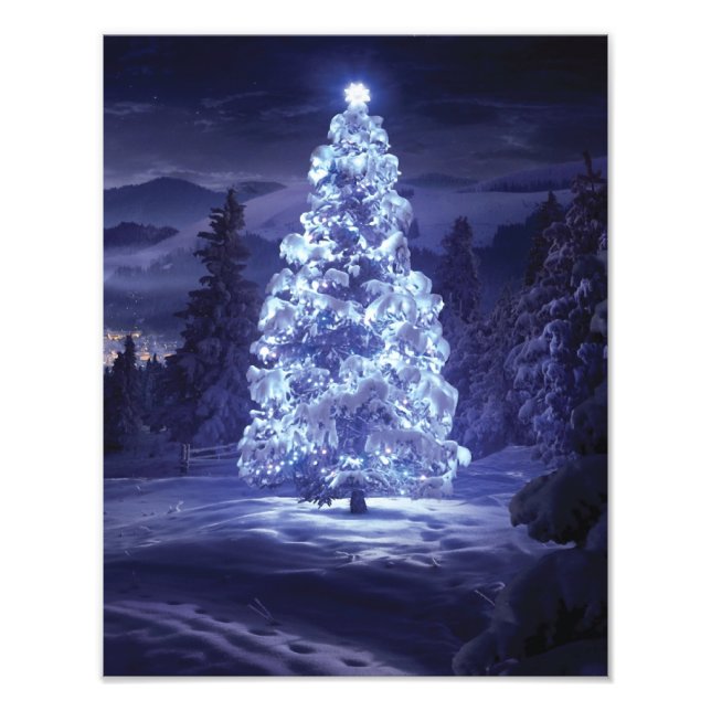 Christmas Tree  Photo Print (Front)