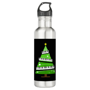 Christmas Tree Piano Teacher Gift 710 Ml Water Bottle