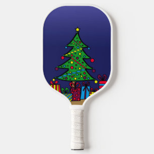 Christmas tree pickleball paddle