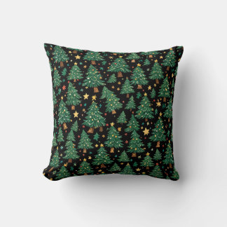 Christmas tree pillow cushion