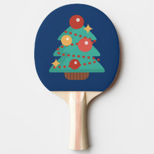 Christmas Tree Ping Pong Paddle