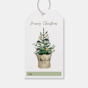 Christmas Tree Plant Gift Tag