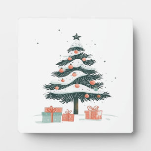 Christmas tree plaque