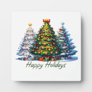 Christmas tree  plaque