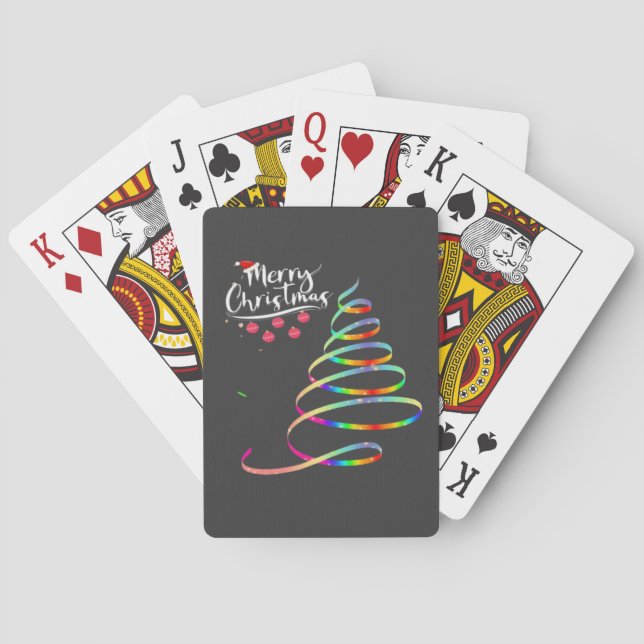  Christmas Tree   Playing Cards (Back)