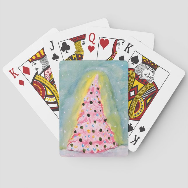 Christmas Tree Playing Cards (Back)