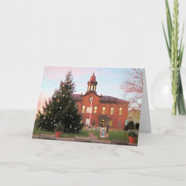 Christmas tree Plymouth MA 2022 Thank You Card (Front)